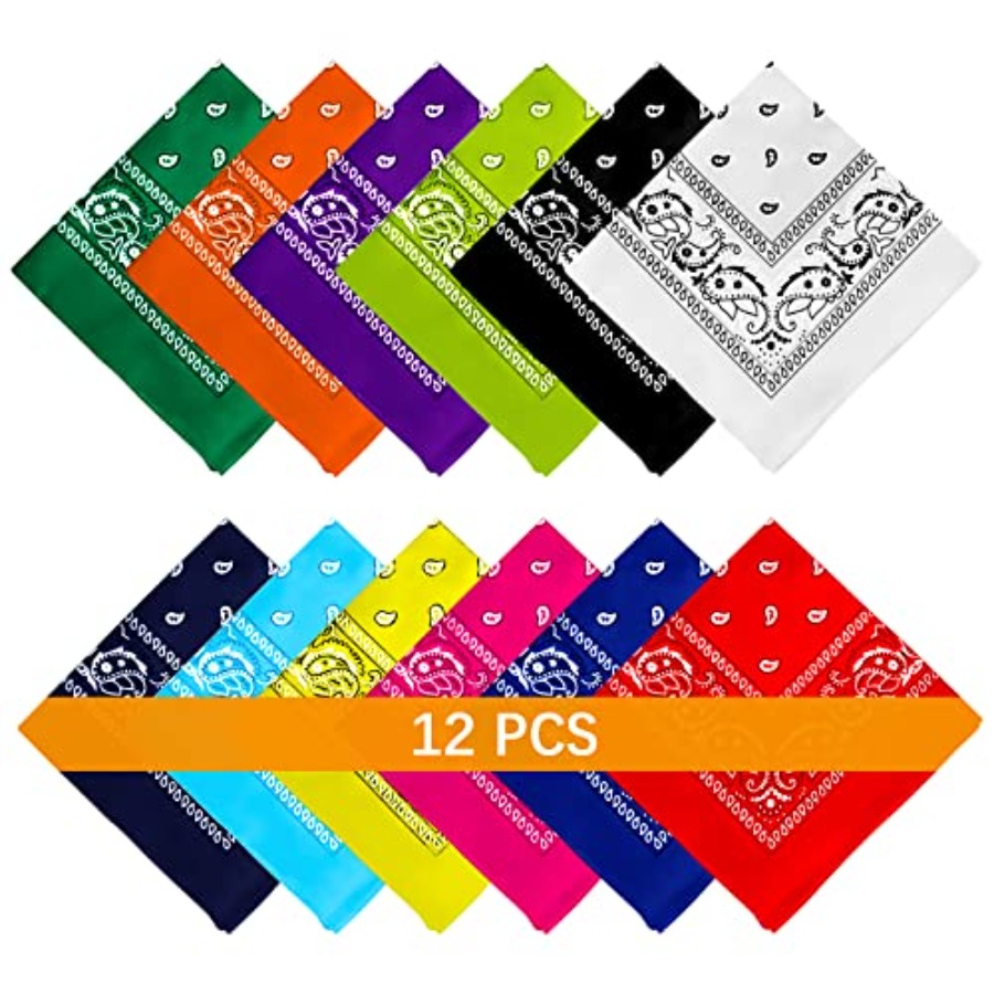 12- Bandanas for Men Women Pai – Bandana Blank White Bewertung und Preis
