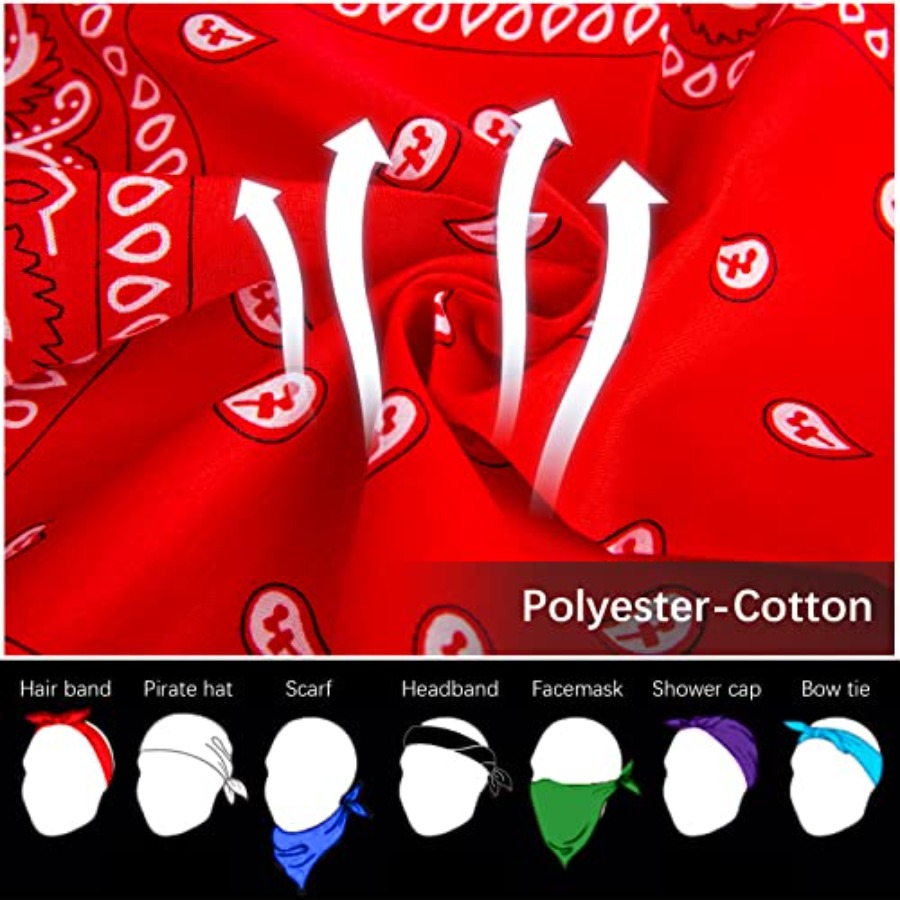 12- Bandanas for Men Women Pai – Bandana Blank White Bewertung und Preis