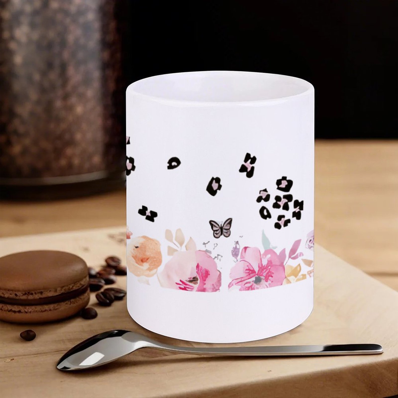 A Watercolor Painting Of Flowe – Sublimation Mug White Bewertung und Preis