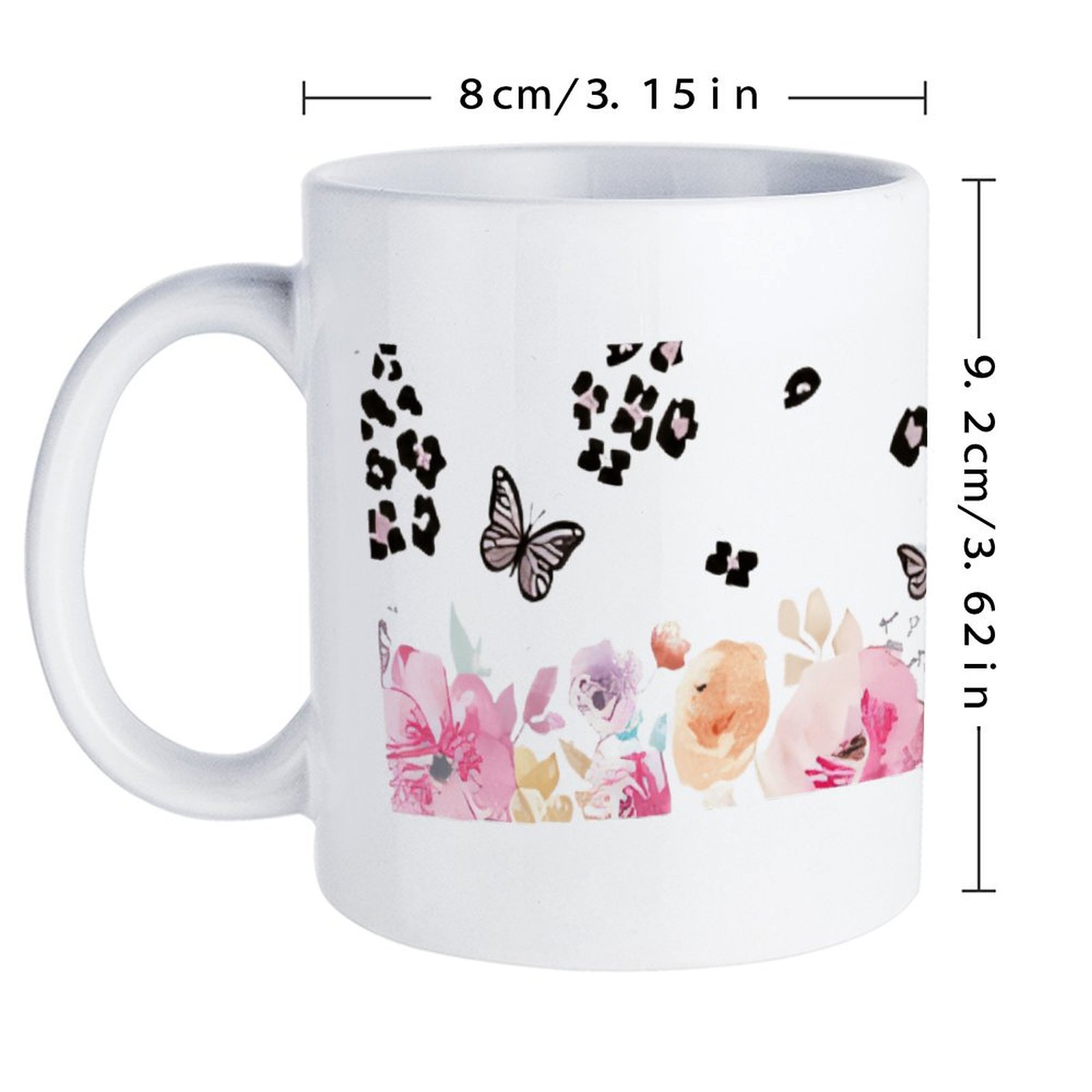 A Watercolor Painting Of Flowe – Sublimation Mug White Bewertung und Preis