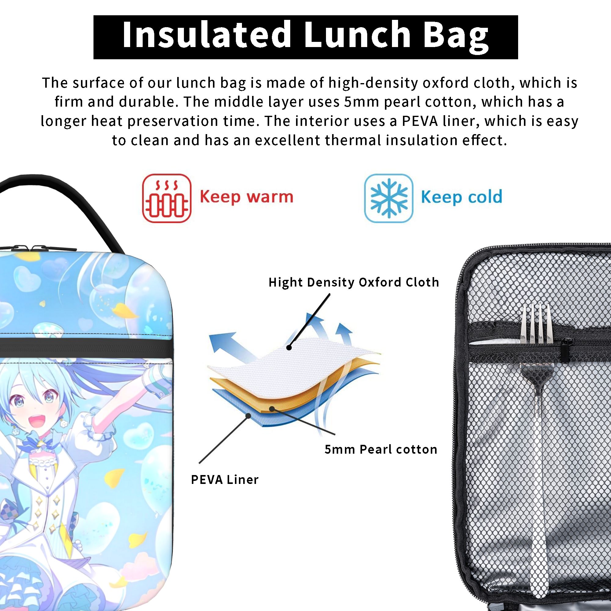Hatsune Miku Trained Insulated – Tote Bag Sublimation Bewertung und Preis