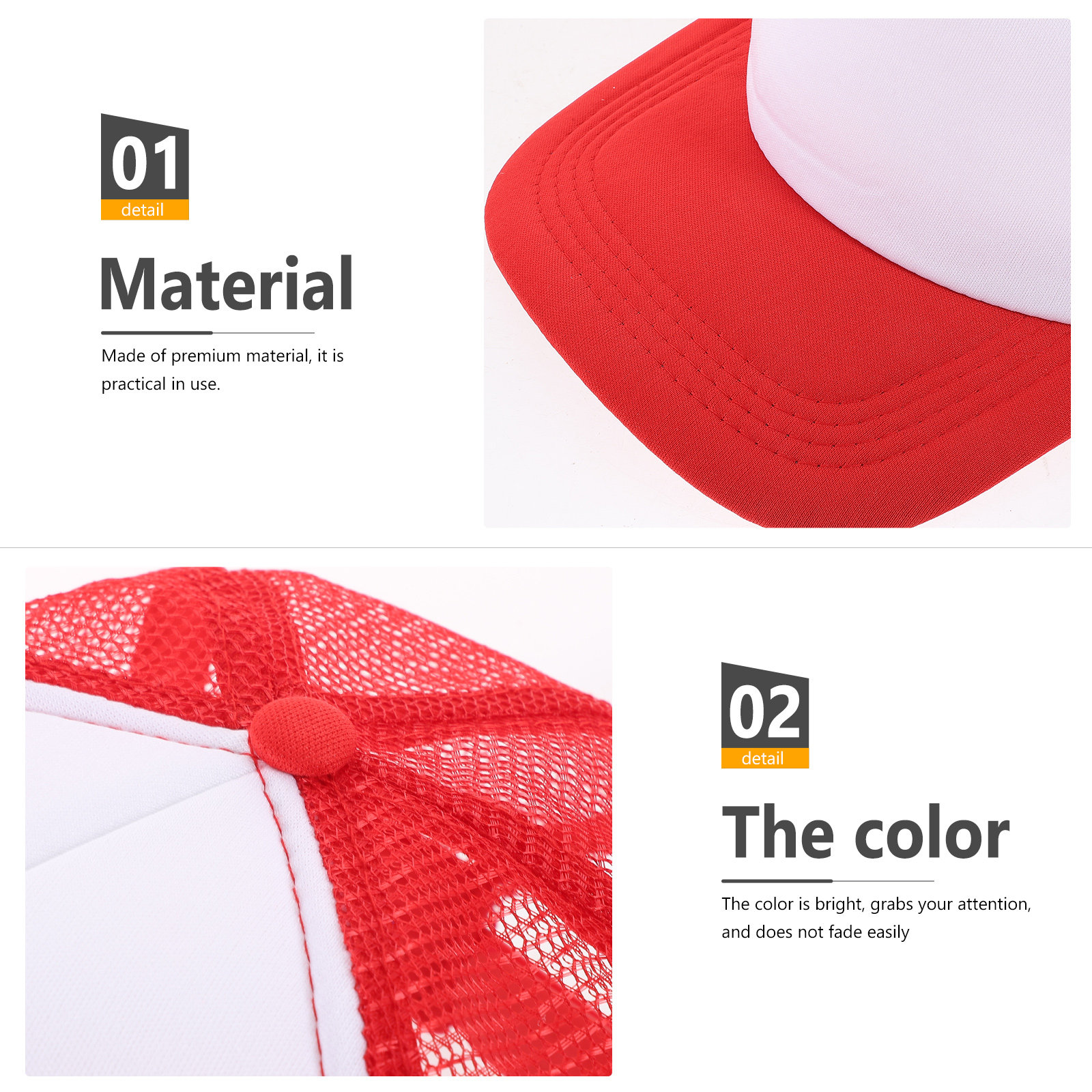 10pcs Blank Mesh Baseball Caps – Hat Sublimation Blank Bewertung und Preis