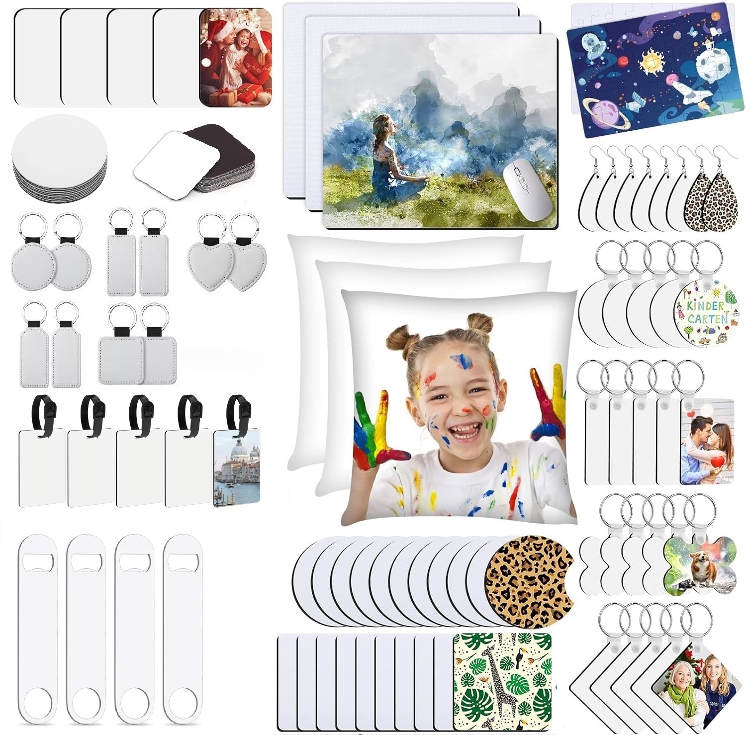 90pcs  Sublimation Blank Start – Coaster Sublimation Blank Bewertung und Preis