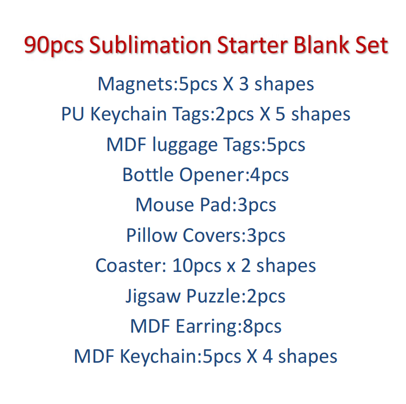 90pcs  Sublimation Blank Start – Coaster Sublimation Blank Bewertung und Preis