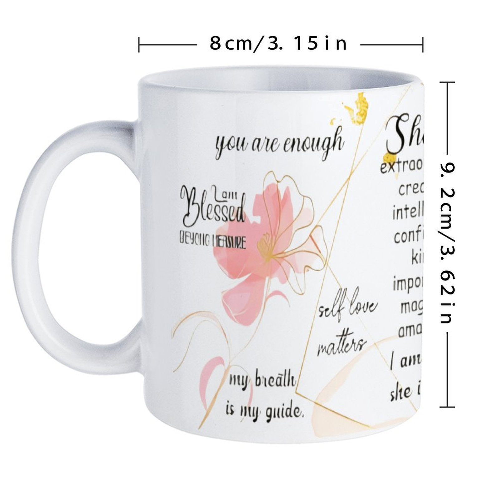 A Poster With A Quote About Sh – Sublimation Mug White Bewertung und Preis