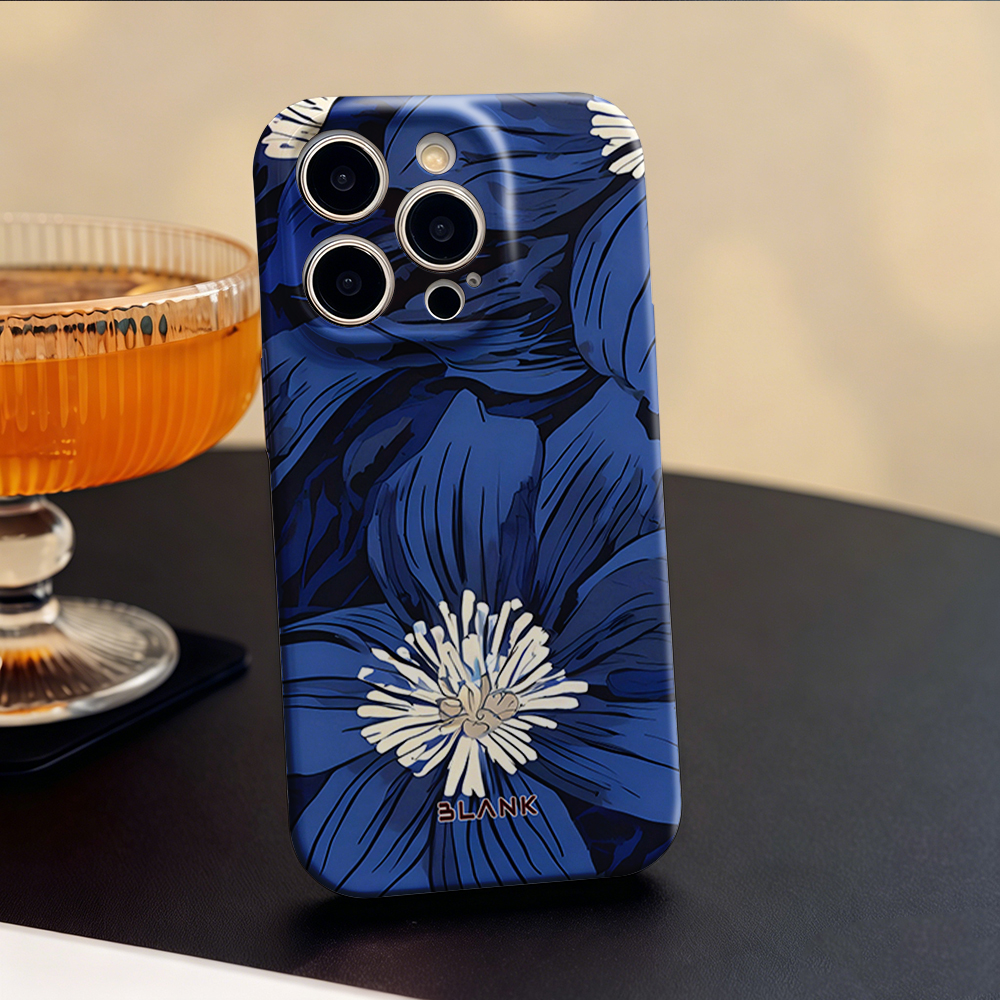 Blue and Green Floral Print Fo – Phone Case Blank Print Bewertung und Preis
