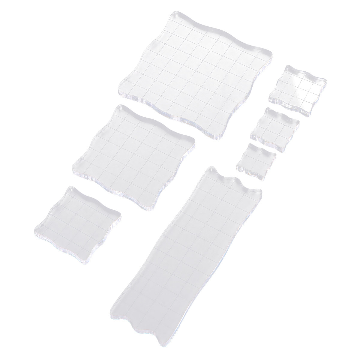 7Pcs Creative Acrylic Seal Blo – Photo Acrylic Block Bewertung und Preis