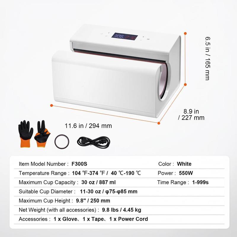 Auto Tumbler Heat Press Machin – Sublimation Mug White Bewertung und Preis