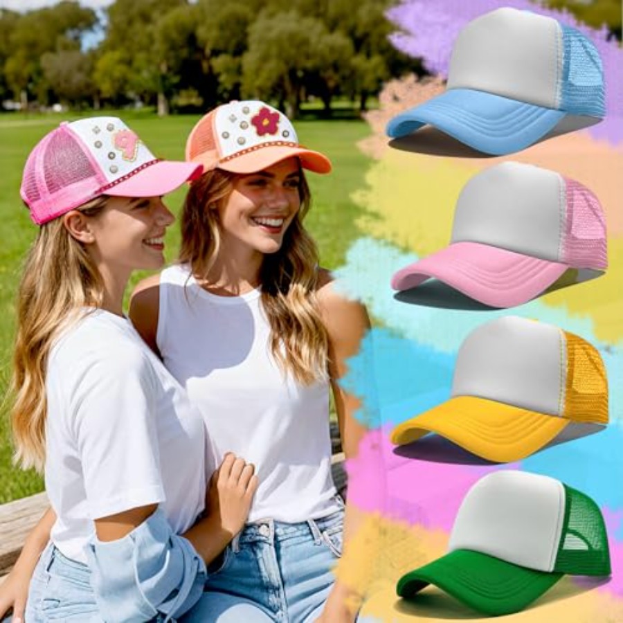 10 Pack Blank Trucker Hats DIY – Hat Sublimation Blank Bewertung und Preis