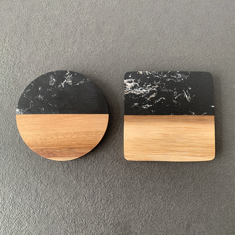 Marble Coaster Wood Stitching  – Coaster Sublimation Blank Bewertung und Preis