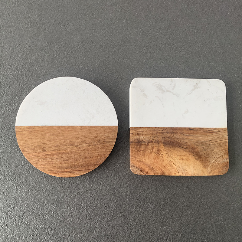 Marble Coaster Wood Stitching  – Coaster Sublimation Blank Bewertung und Preis