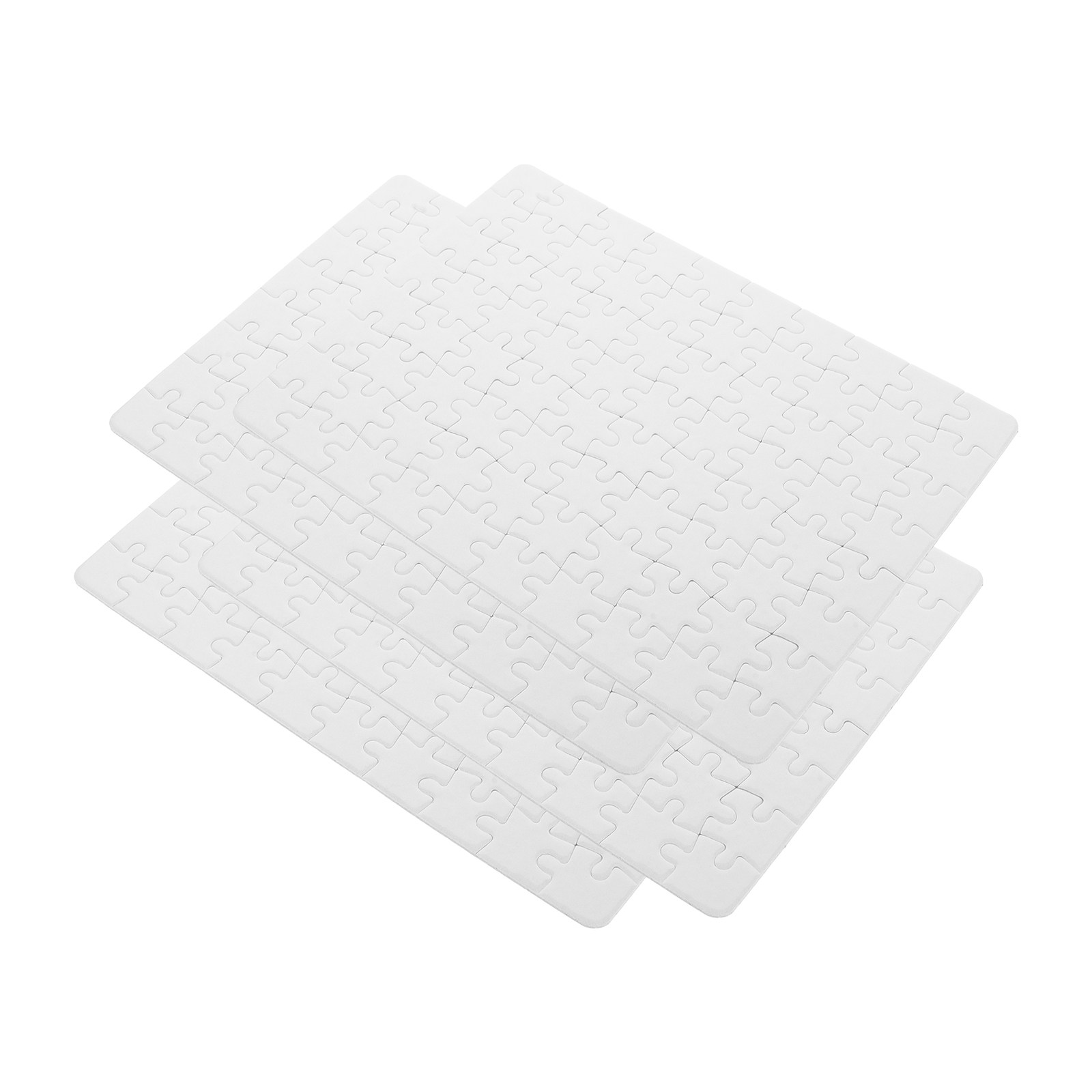 4 Sheets DIY Blank Puzzle Piec – Puzzle Blank White Bewertung und Preis
