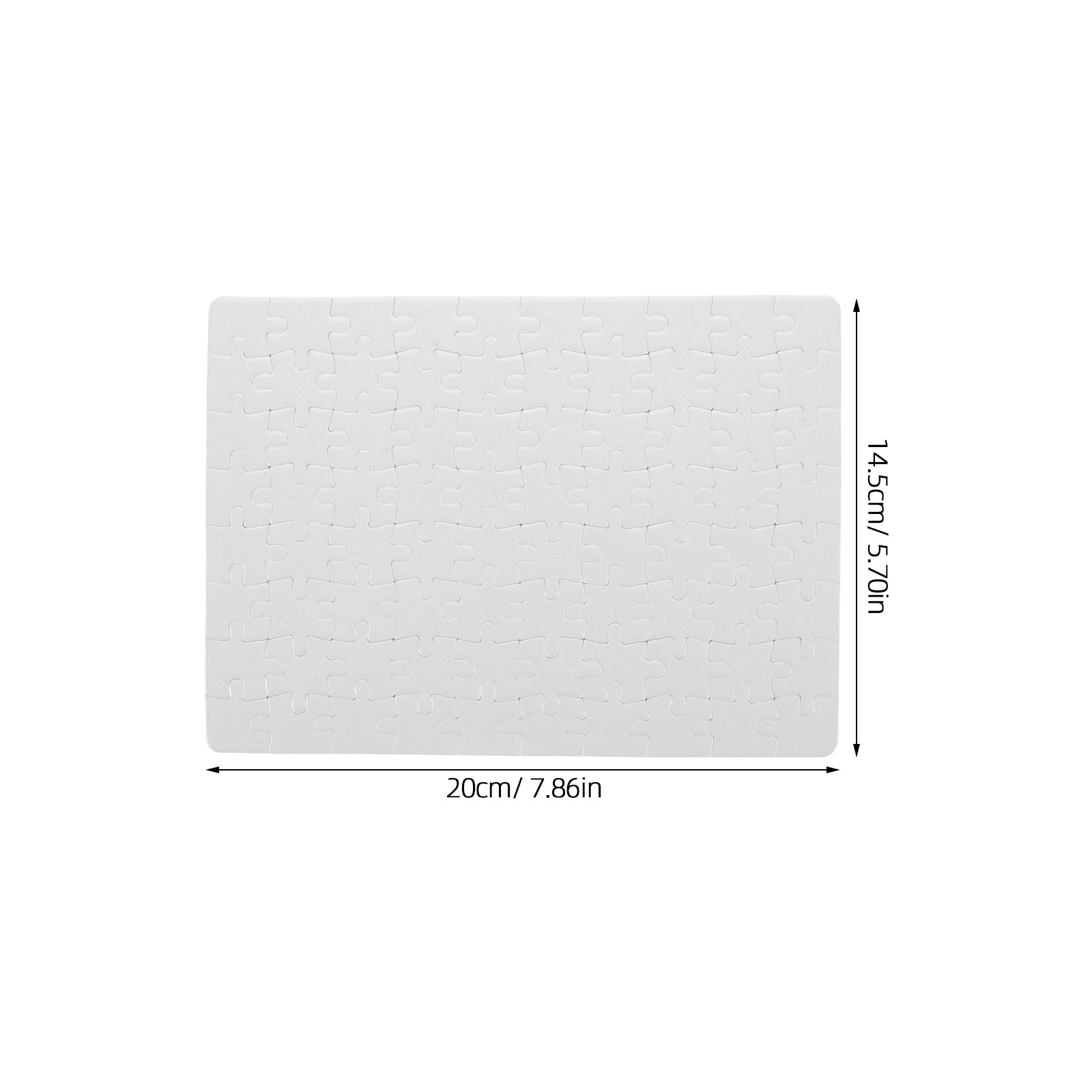 4 Sheets DIY Blank Puzzle Piec – Puzzle Blank White Bewertung und Preis