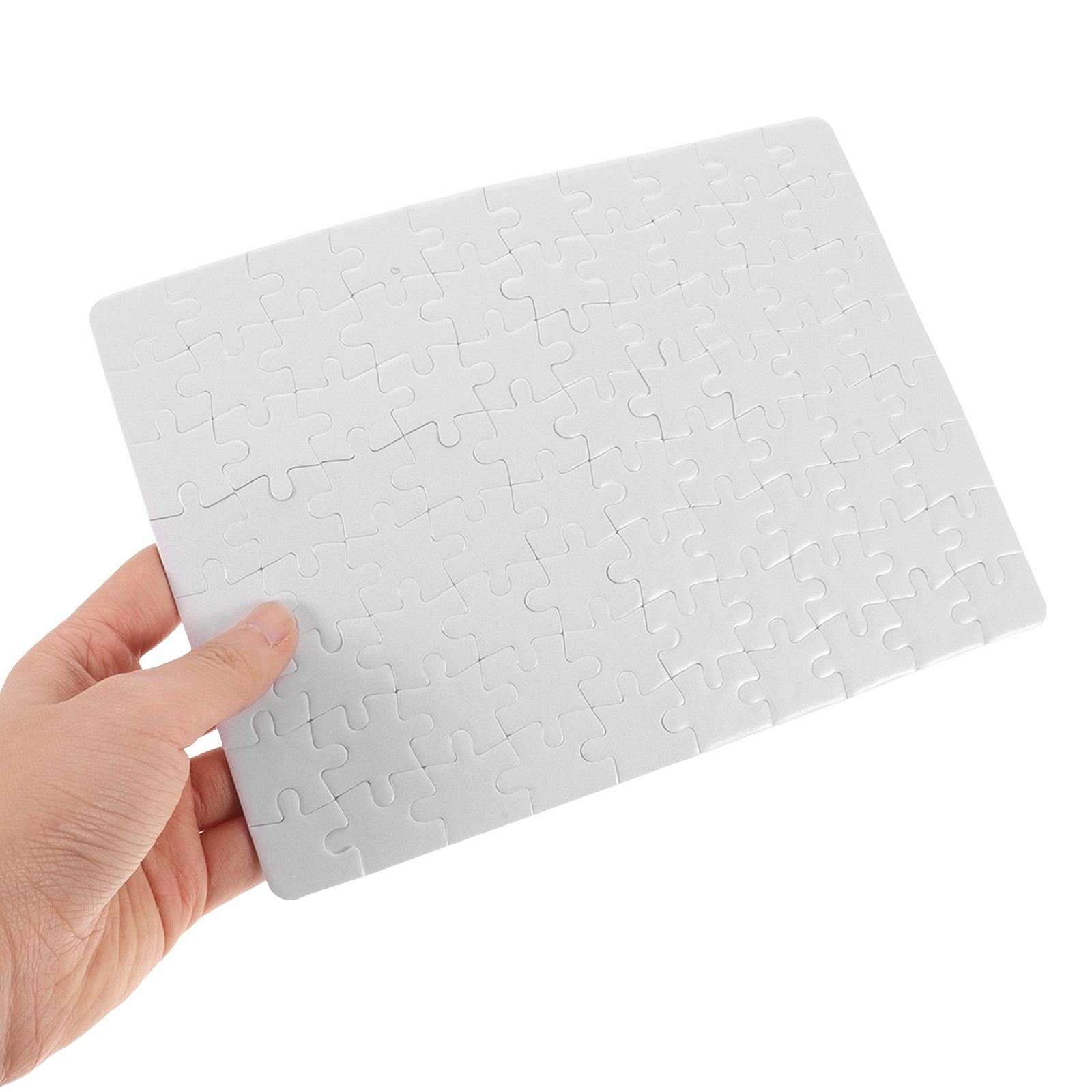 4 Sheets DIY Blank Puzzle Piec – Puzzle Blank White Bewertung und Preis