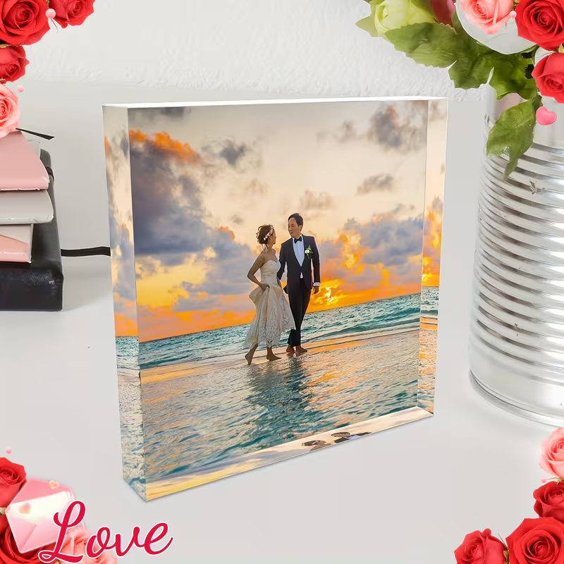 A custom acrylic desktop decor – Photo Acrylic Block Bewertung und Preis