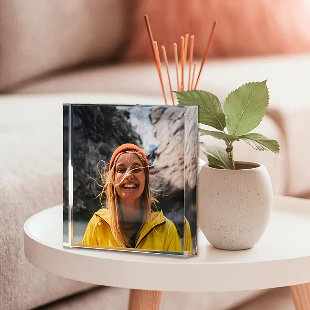 A custom acrylic desktop decor – Photo Acrylic Block Bewertung und Preis