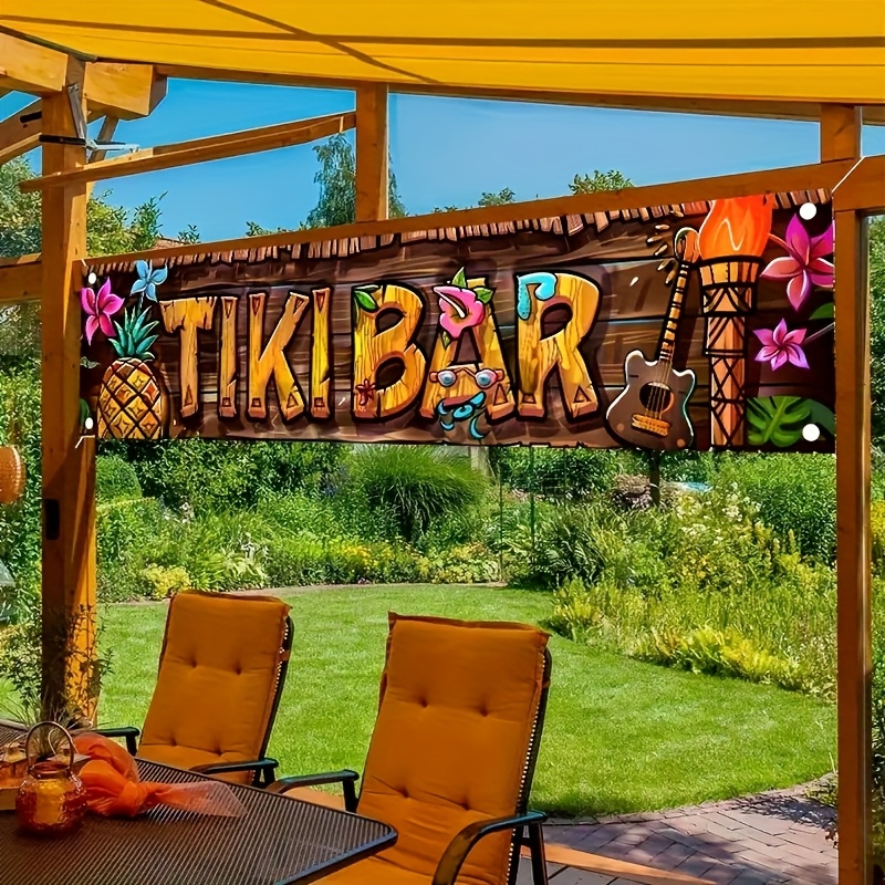 Tiki Bar Banner Tropical Hawai – Yard Sign Blank Bewertung und Preis