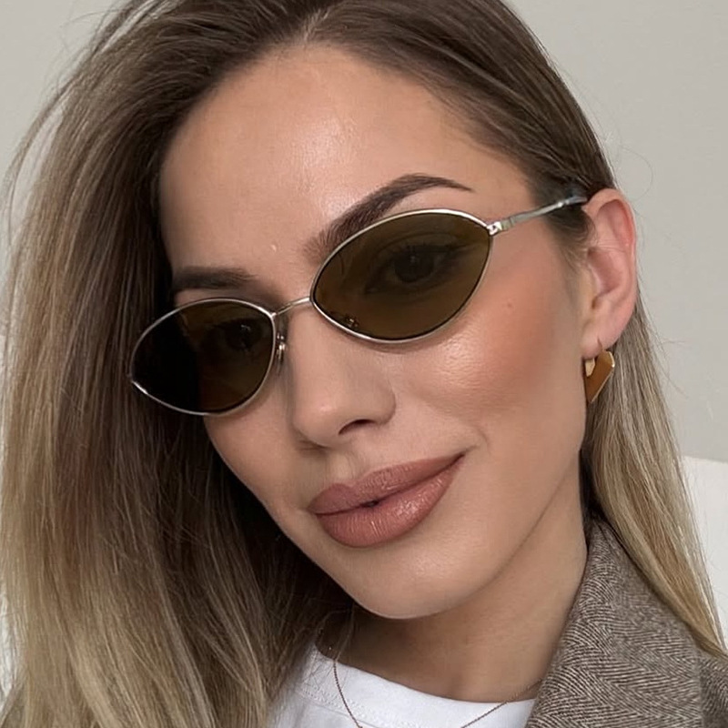 Retro Cat eye Woman Sunglasses – Metal Photo Panel Bewertung und Preis