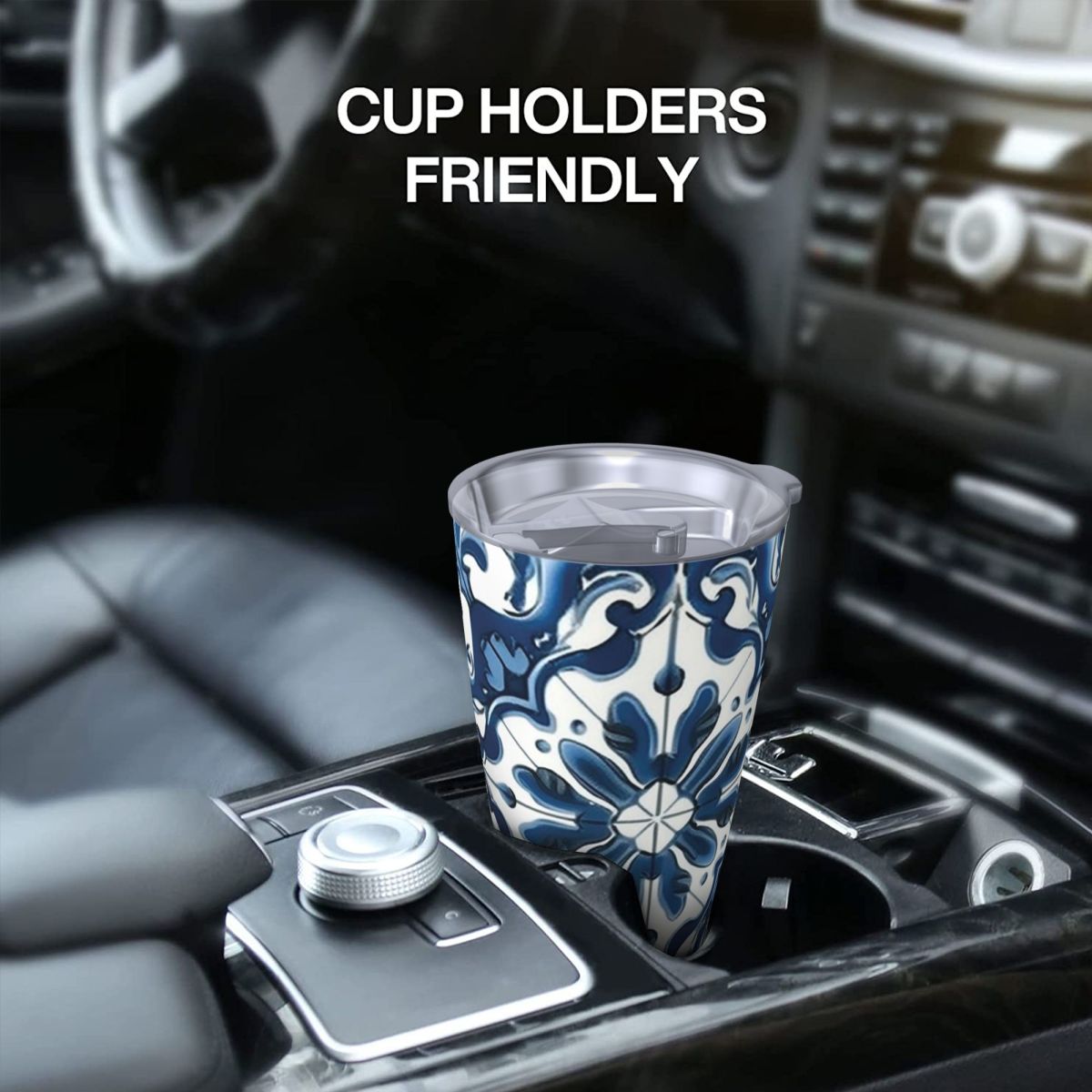 Blue And White Majolica Patter – Tumbler 20Oz White Bewertung und Preis