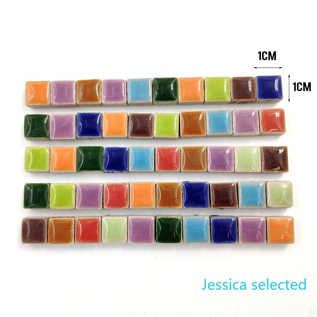 100g DIY Ceramic Mosaic Tiles  – Ceramic Tile Blank Bewertung und Preis