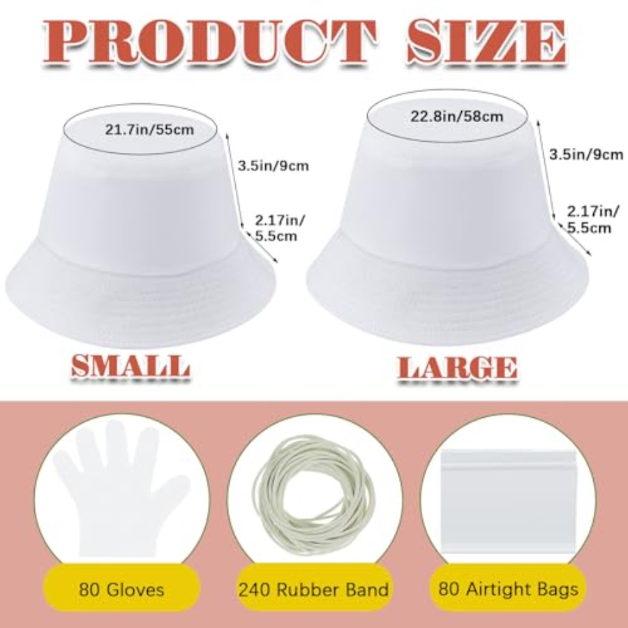 White cotton bucket hat for ti – Hat Sublimation Blank Bewertung und Preis