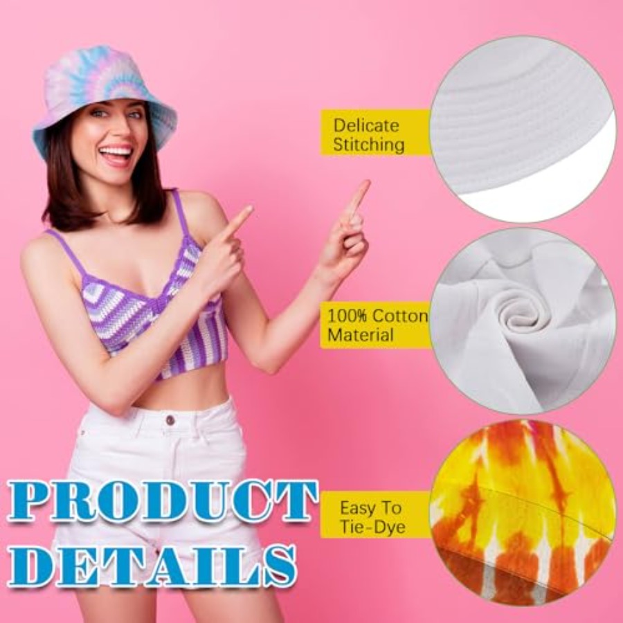White cotton bucket hat for ti – Hat Sublimation Blank Bewertung und Preis
