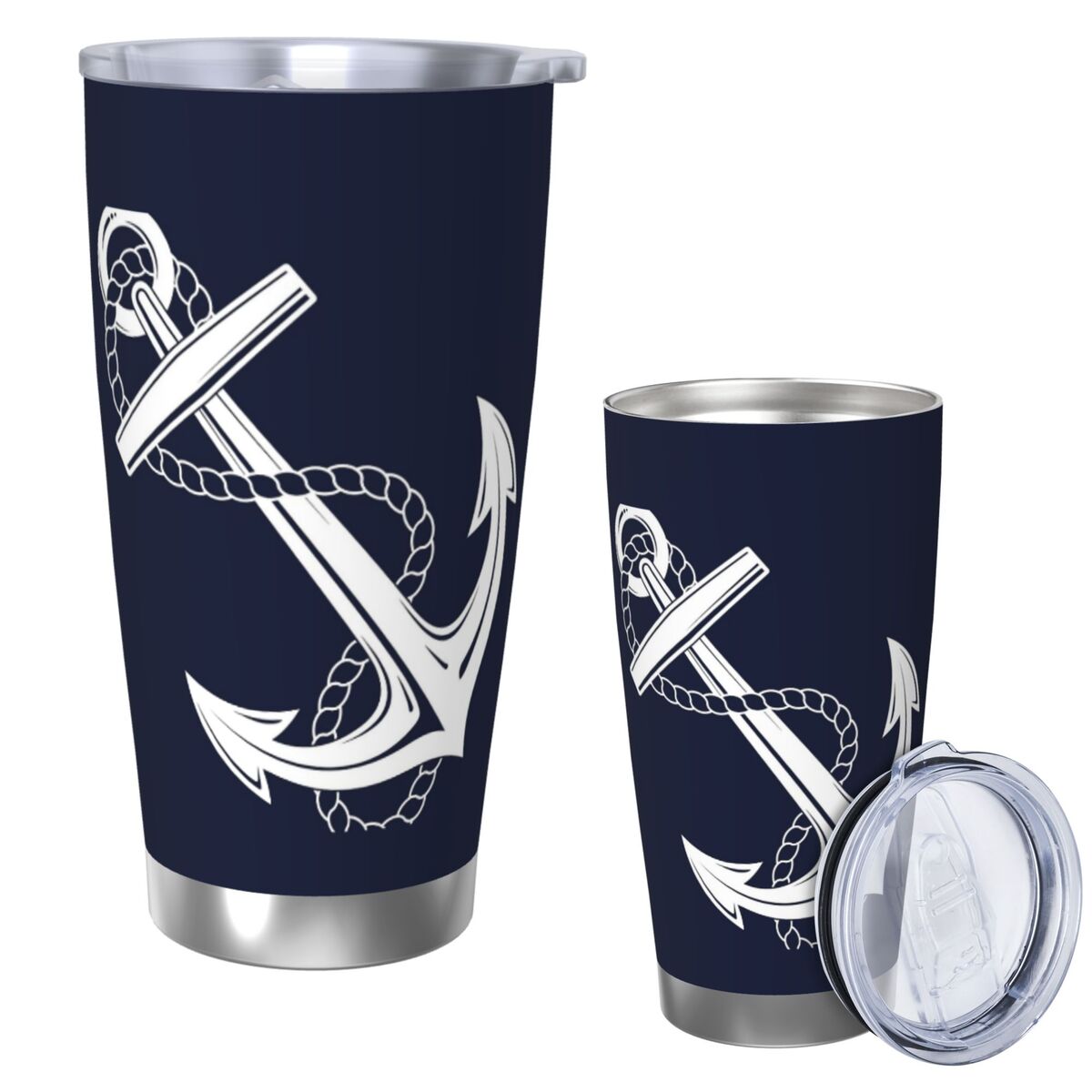 Anchor Nautical White & Navy S – Tumbler 20Oz White Bewertung und Preis