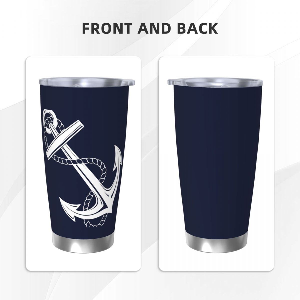 Anchor Nautical White & Navy S – Tumbler 20Oz White Bewertung und Preis