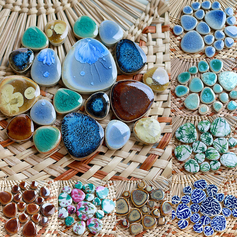 100g DIY Ceramic Mosaic Tiles  – Ceramic Tile Blank Bewertung und Preis