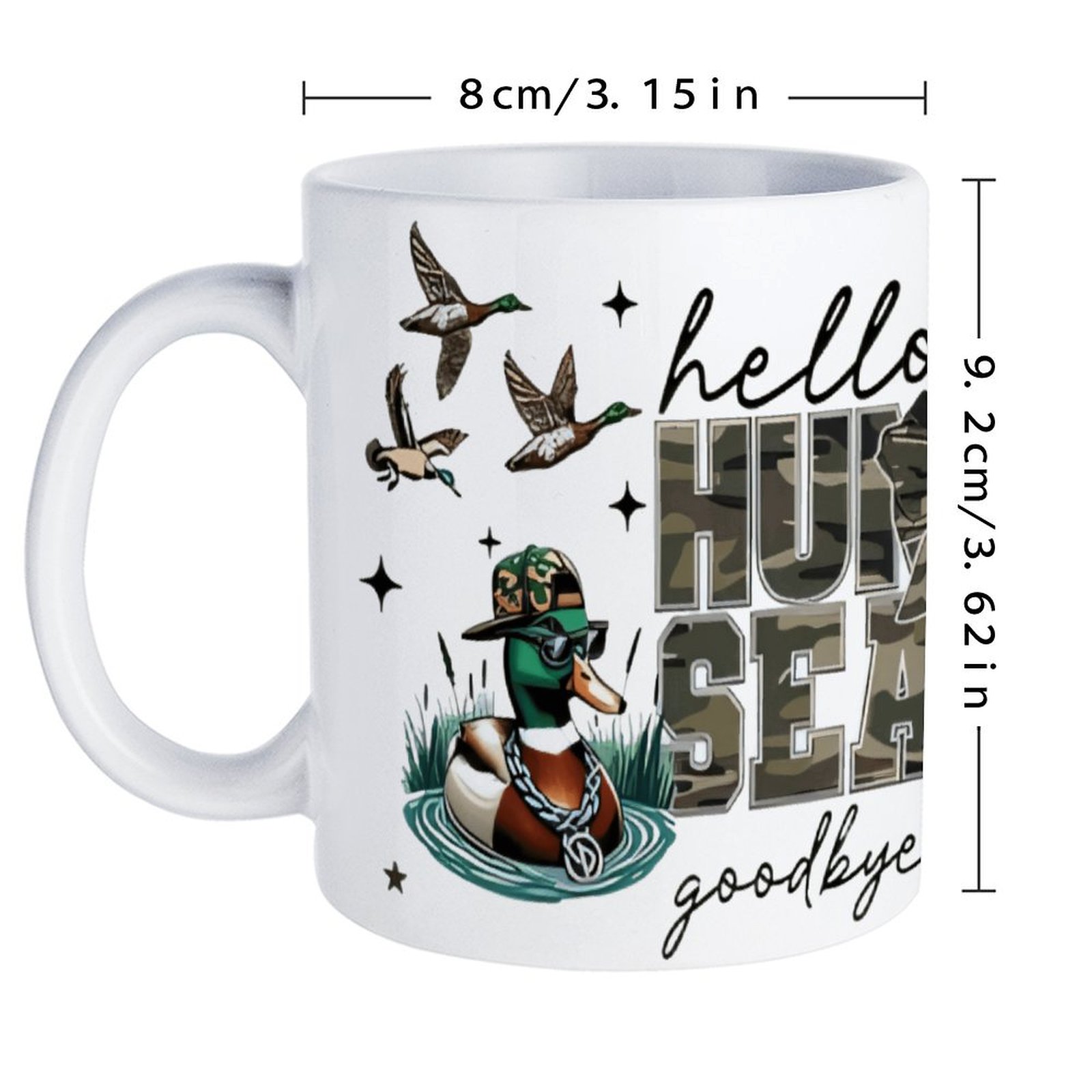 Hello Hunting Season Goodbye H – Sublimation Mug White Bewertung und Preis