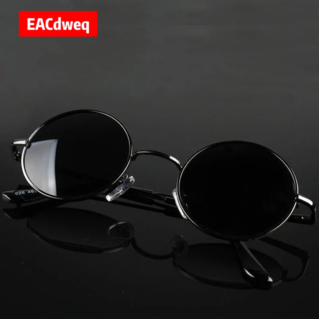 Retro Vintage Round Sunglasses – Metal Photo Panel Bewertung und Preis