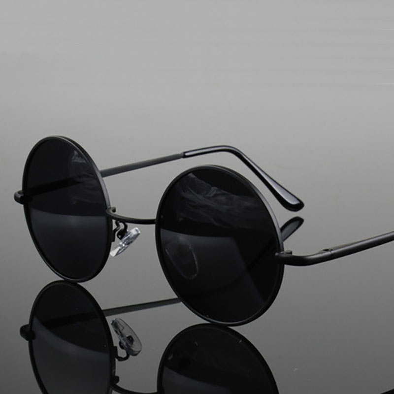 Retro Vintage Round Sunglasses – Metal Photo Panel Bewertung und Preis